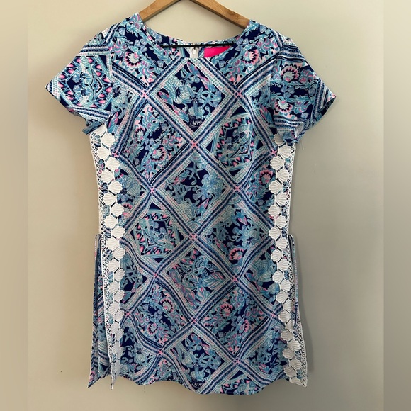 Lilly Pulitzer Blanca Romper Dress Size 8 - Picture 7 of 14